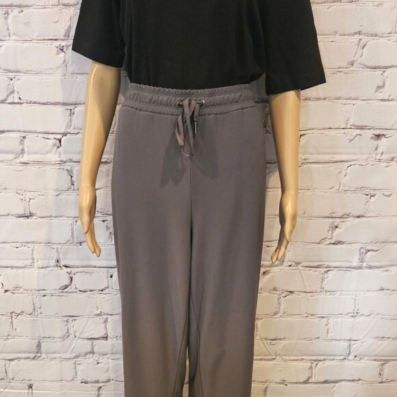 JOIE - Women's gray drawstring waist ankle pants - Picture 4 of 8